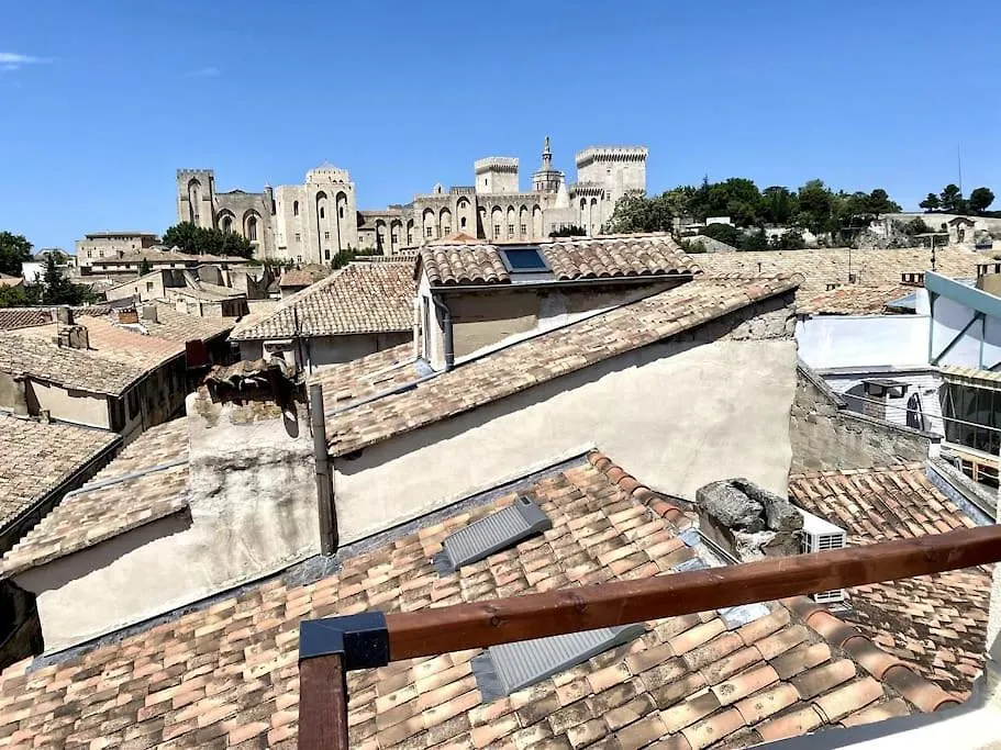 Le Toit D'Avignon - Intra-Muros - Terrasse Vue Palais Des Papes - Ideal Festival - Climatisation - Wifi Apartment